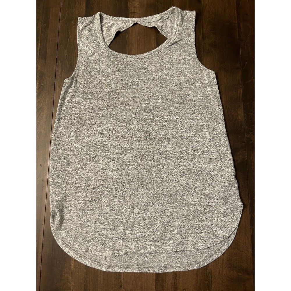 Athleta Gray Keyhole Back Tank Top Size Small